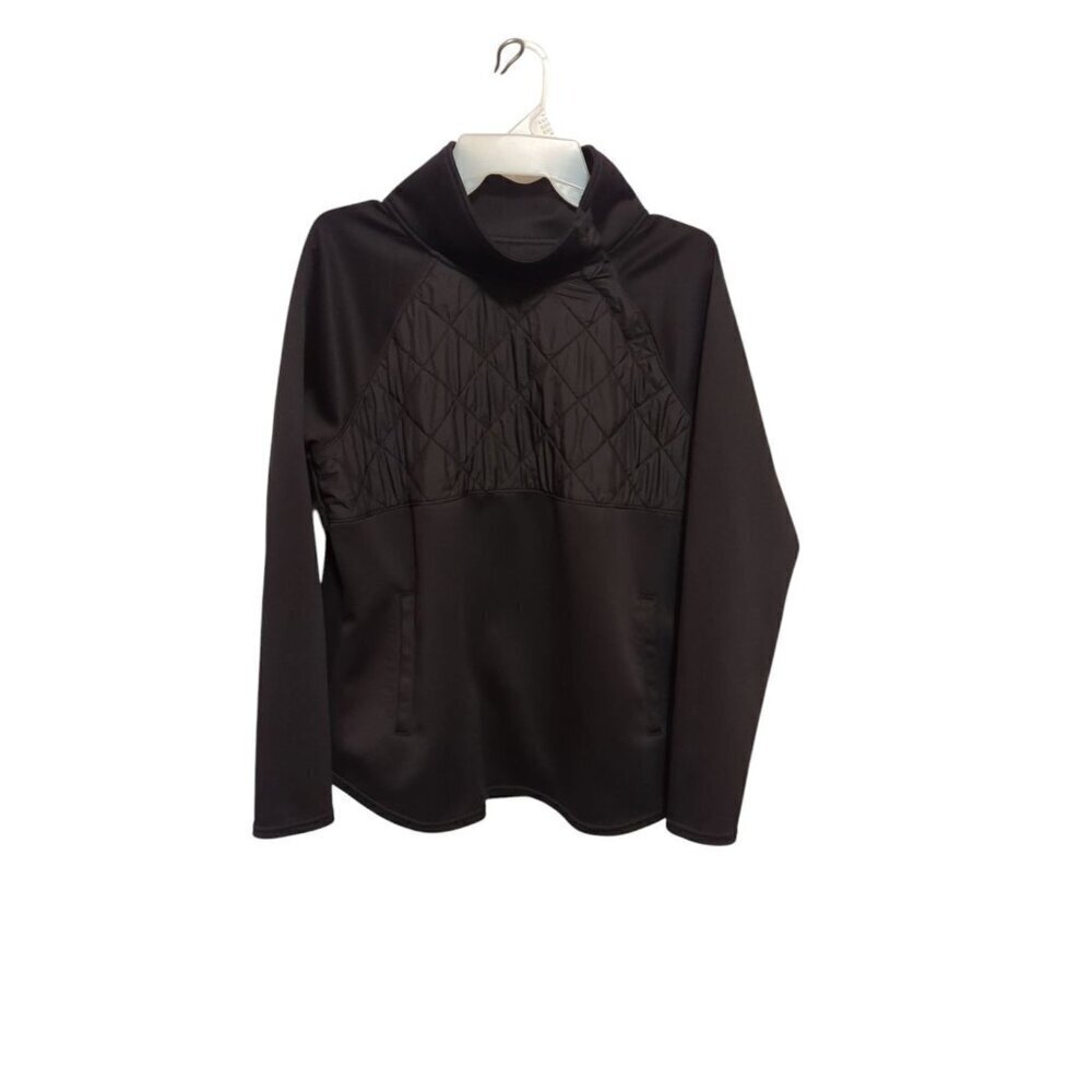 32 Degrees Woman's Quilted Mockneck Pullover Women's Size Medium